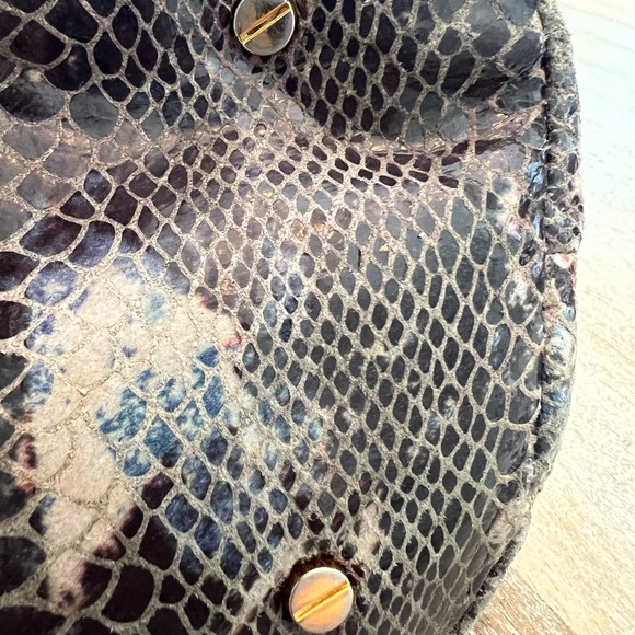 Tory Burch Snakeskin Shoulder Bag - Picture 11 of 15